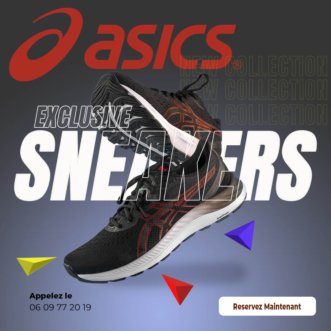 Asics Sneakers avec PhotoShop